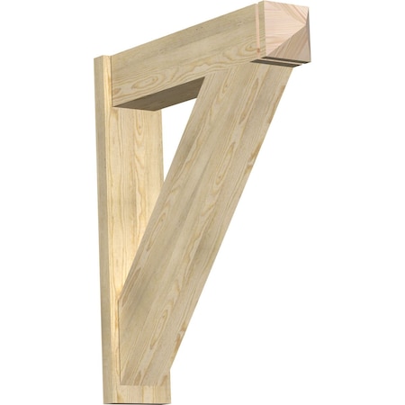 Ekena Millwork Traditional Arts & Crafts Rough Sawn Outlooker, Douglas Fir, 8"W x 34"D x 40"H OUT08X34X40TRA03RDF